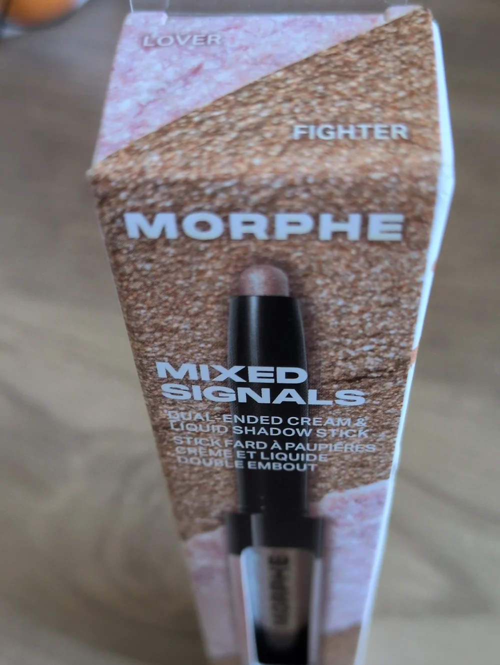 Morphe Mixed Signals Dual-Ended Cream & Liquid Shadow Stick — Rose Gold